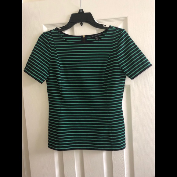 Banana Republic Tops - Banana republic Navy blue & green top